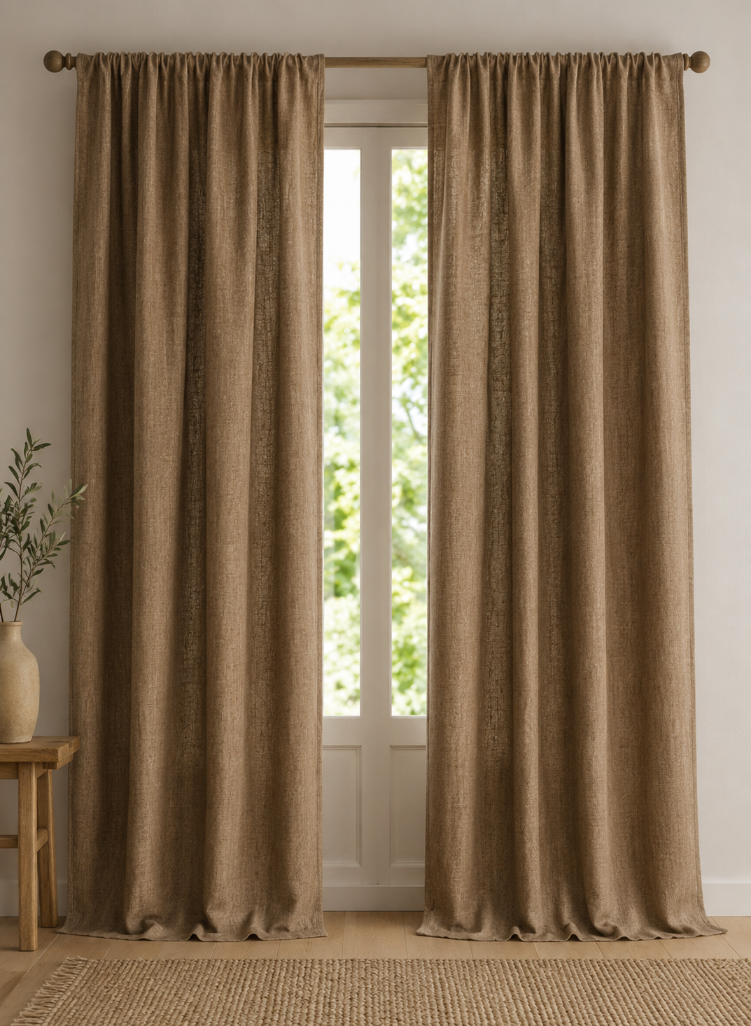 Linen Heavy Weight Coklat