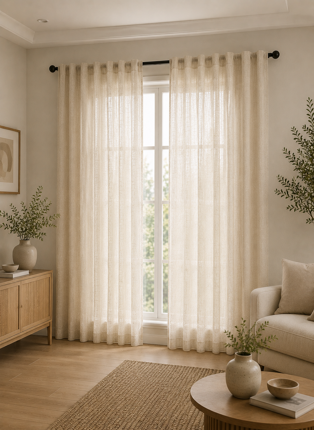 Linen Tekstur Natural