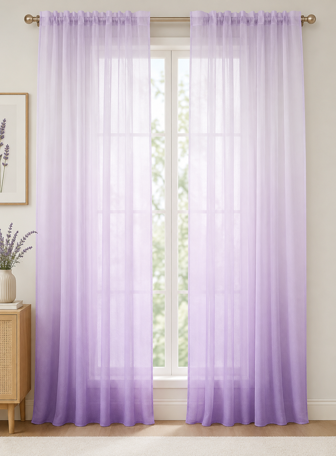 Sheer Gradient Lavender