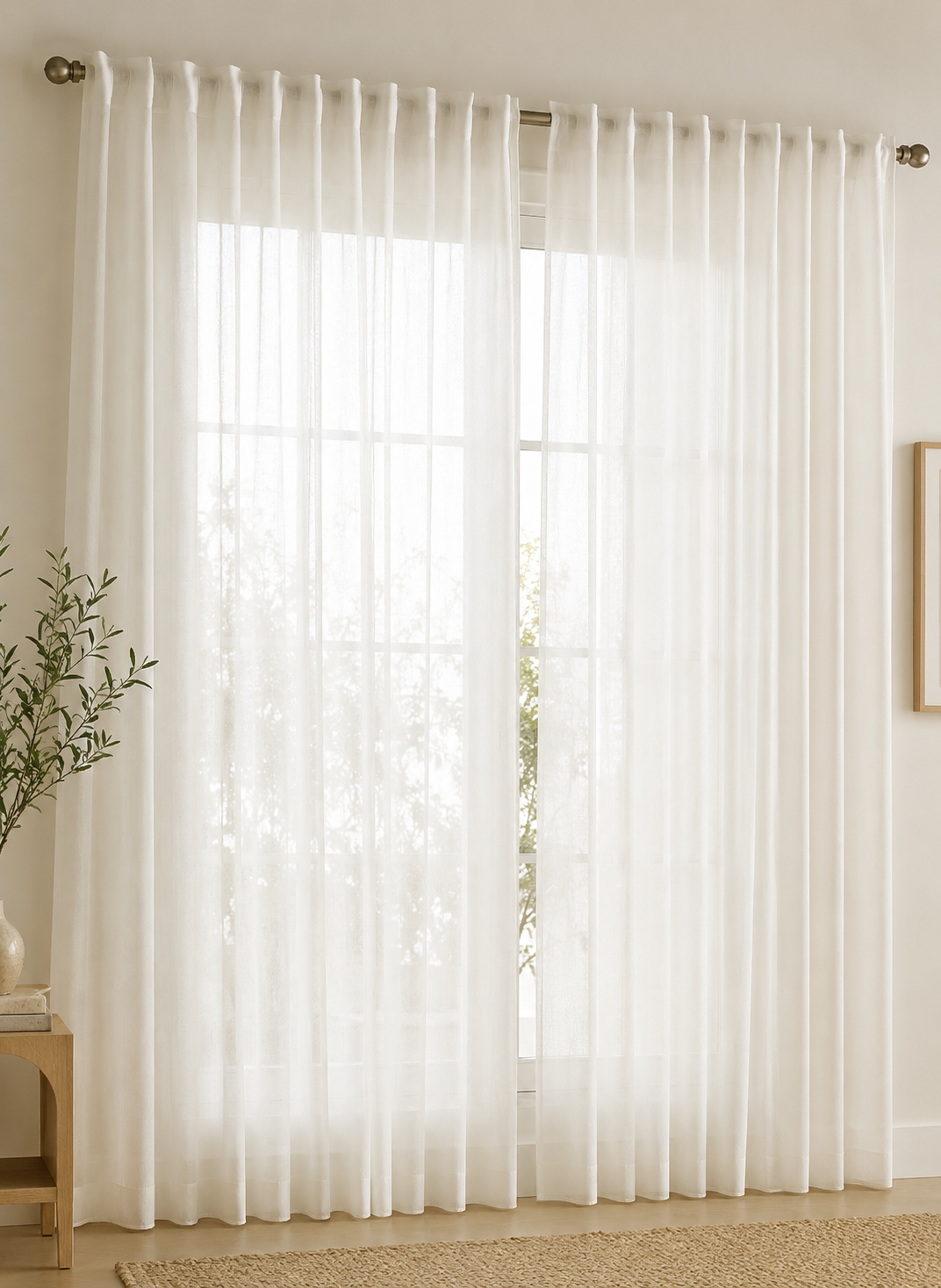 Sheer Voile Putih Susu