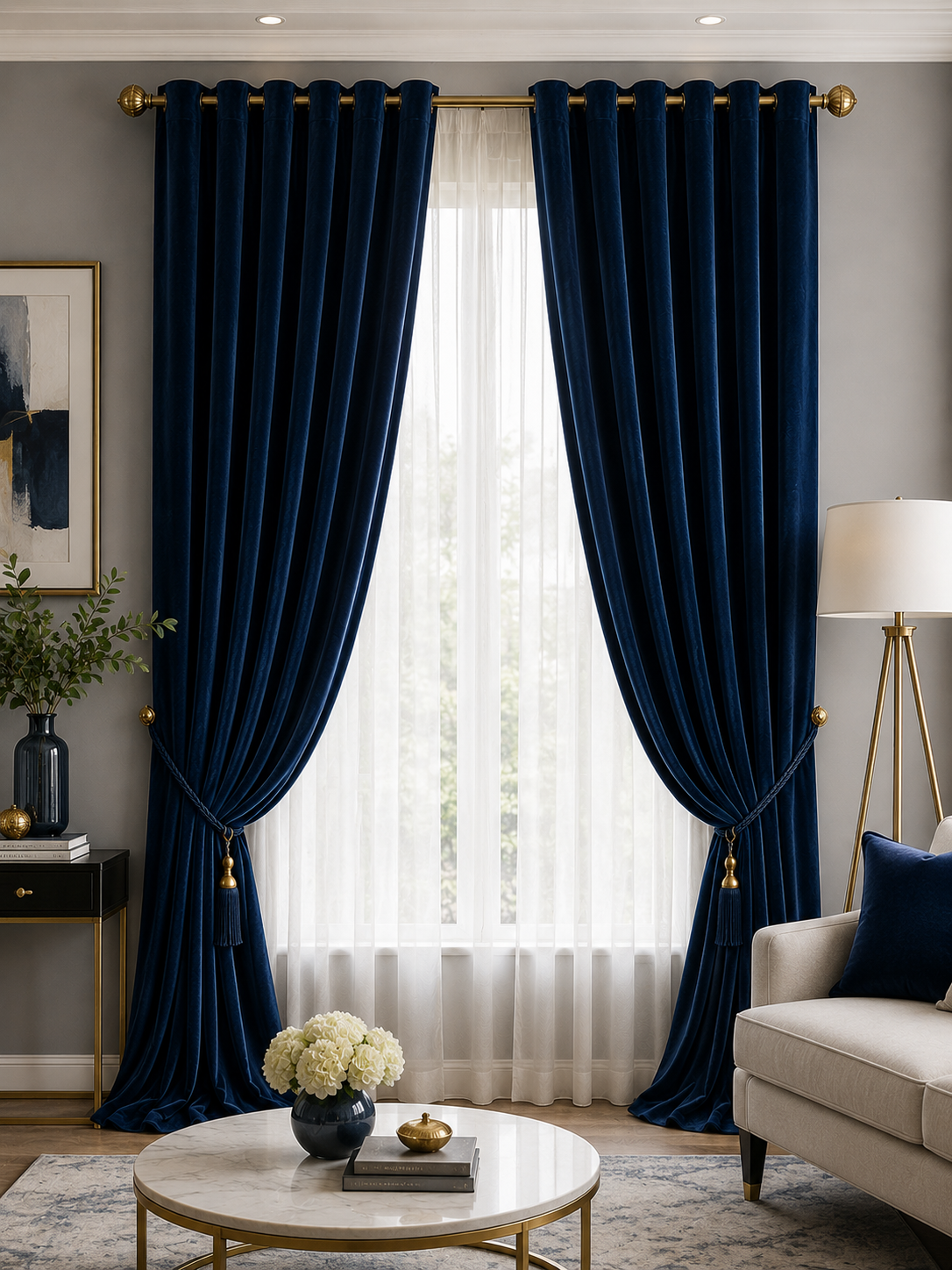 Velvet Midnight Blue